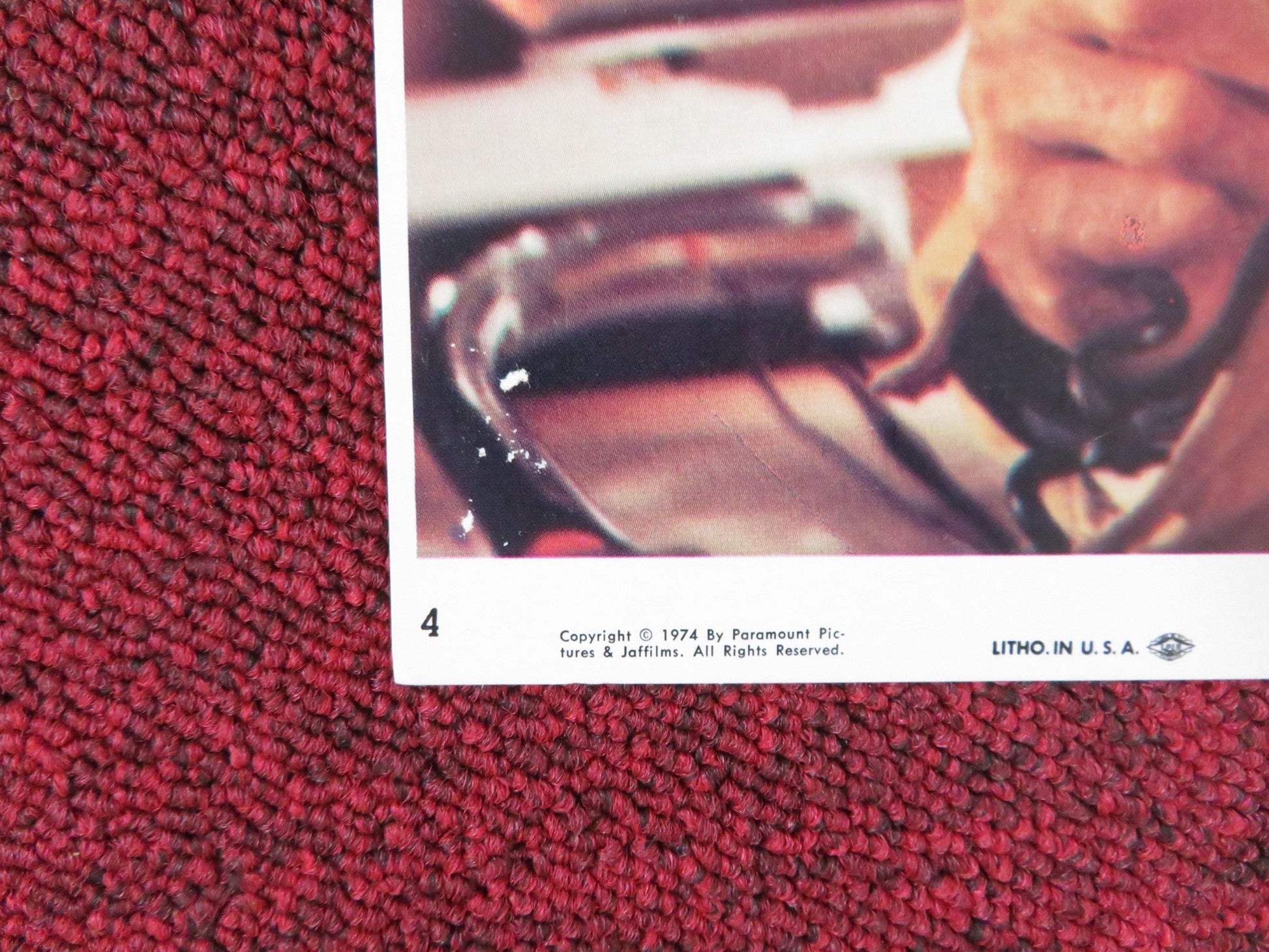 MAN ON A SWING - 4 LOBBY CARD CLIFF ROBERSTON JOEL GREY 1974 Rendezvous Cinema Movie posters