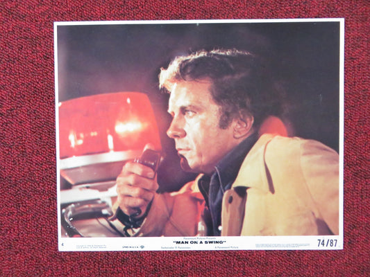 MAN ON A SWING - 4 LOBBY CARD CLIFF ROBERSTON JOEL GREY 1974 Rendezvous Cinema Movie posters
