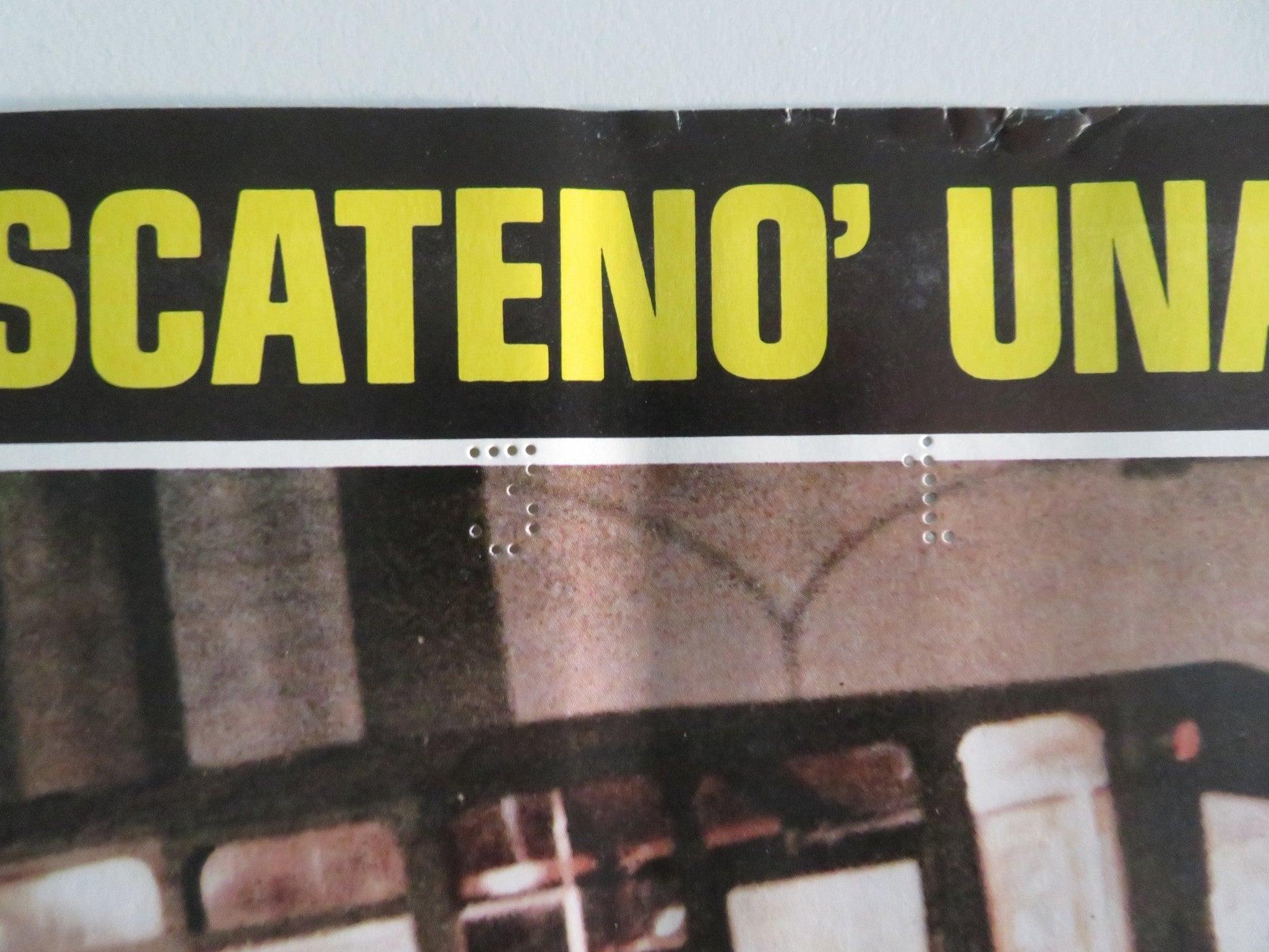 MAN ON FIRE ITALIAN FOTOBUSTA POSTERS LOT OF 6 SCOTT GLENN JADE MALLE 1987 Movie posters