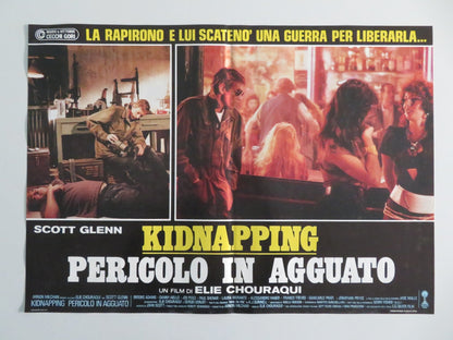 MAN ON FIRE ITALIAN FOTOBUSTA POSTERS LOT OF 6 SCOTT GLENN JADE MALLE 1987 Movie posters