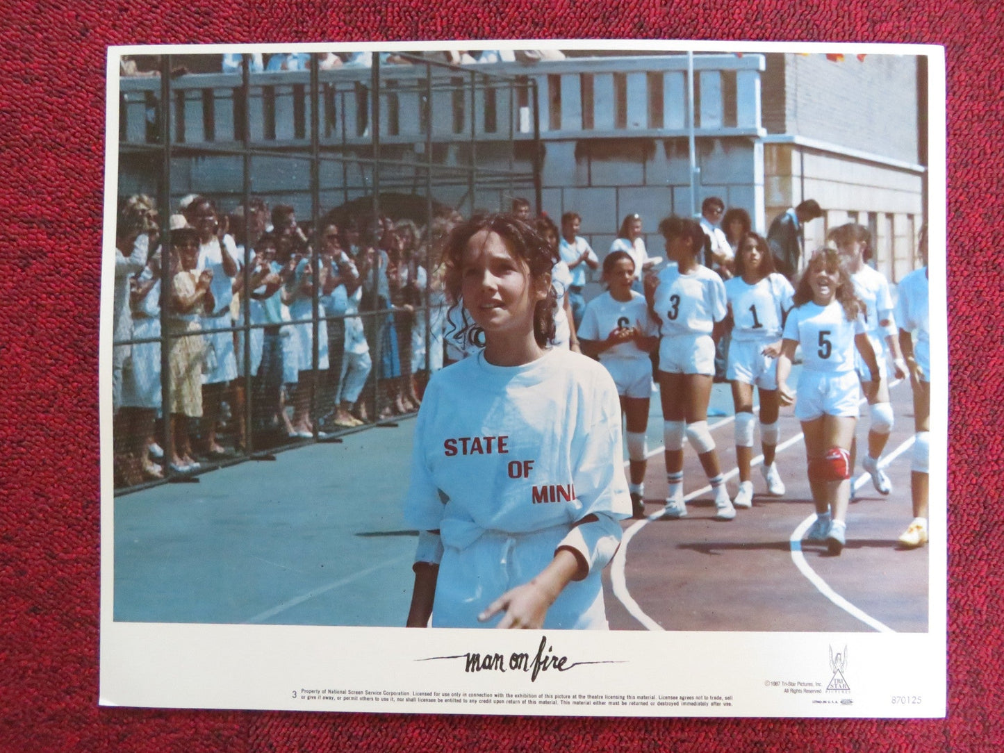 MAN ON FIRE US LOBBY CARD FULL SET SCOTT GLENN JOE PESCI 1987 Rendezvous Cinema Movie posters