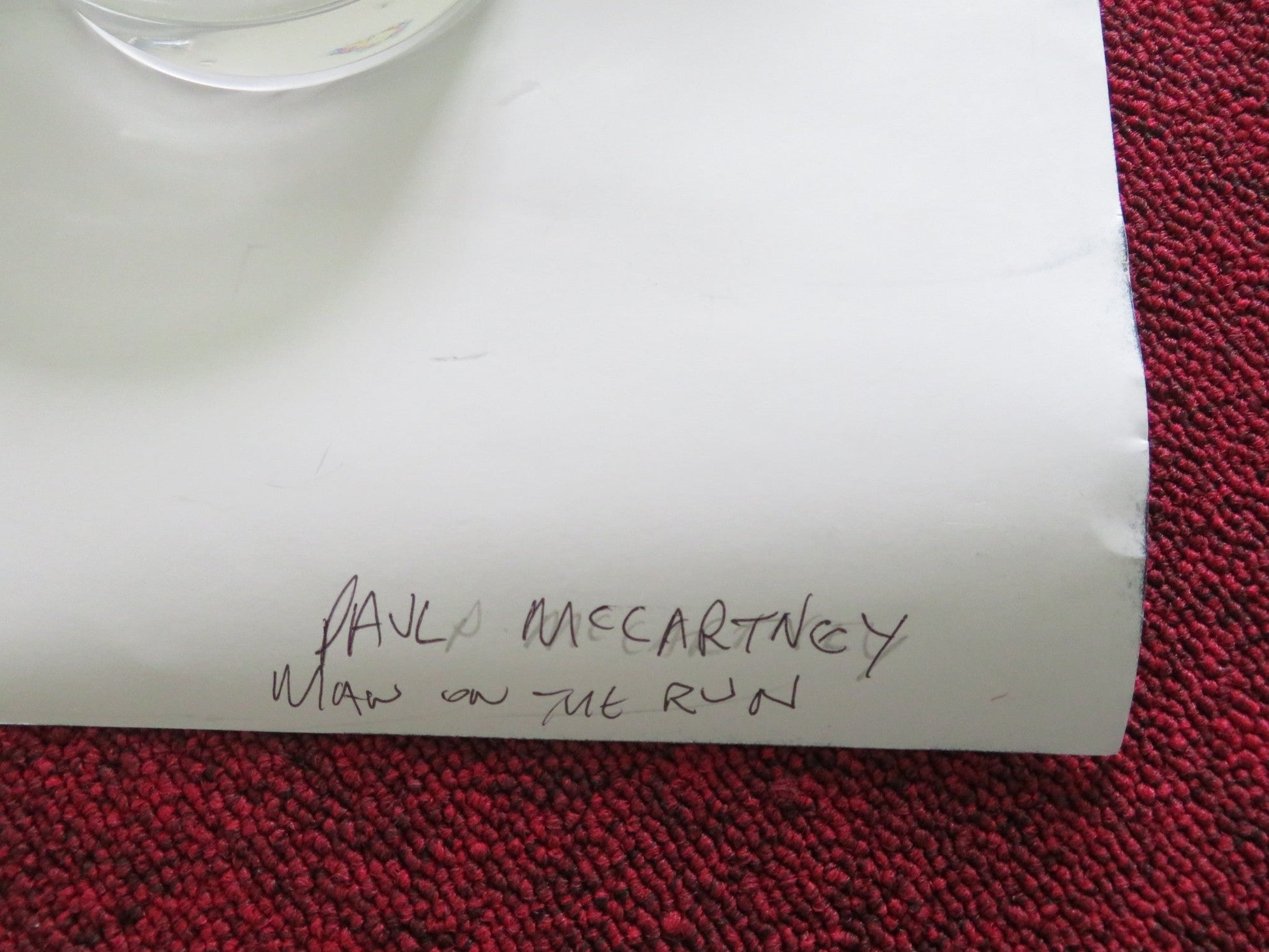 Man On The Run UK QUAD ROLLED POSTER PAUL MCCARTNEY WINGS JOHN LENNON 2025 Movie posters