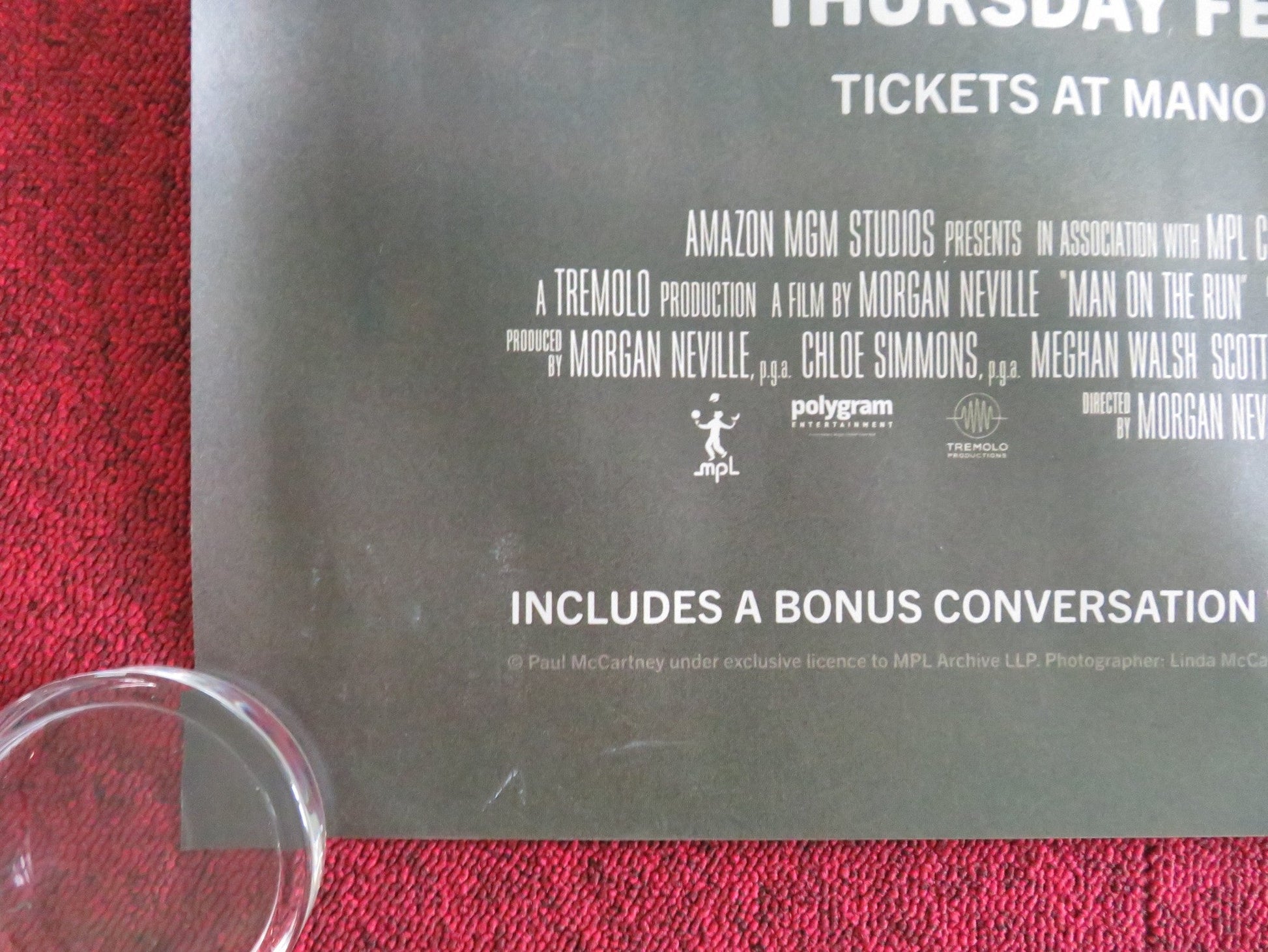 Man On The Run UK QUAD ROLLED POSTER PAUL MCCARTNEY WINGS JOHN LENNON 2025 Movie posters