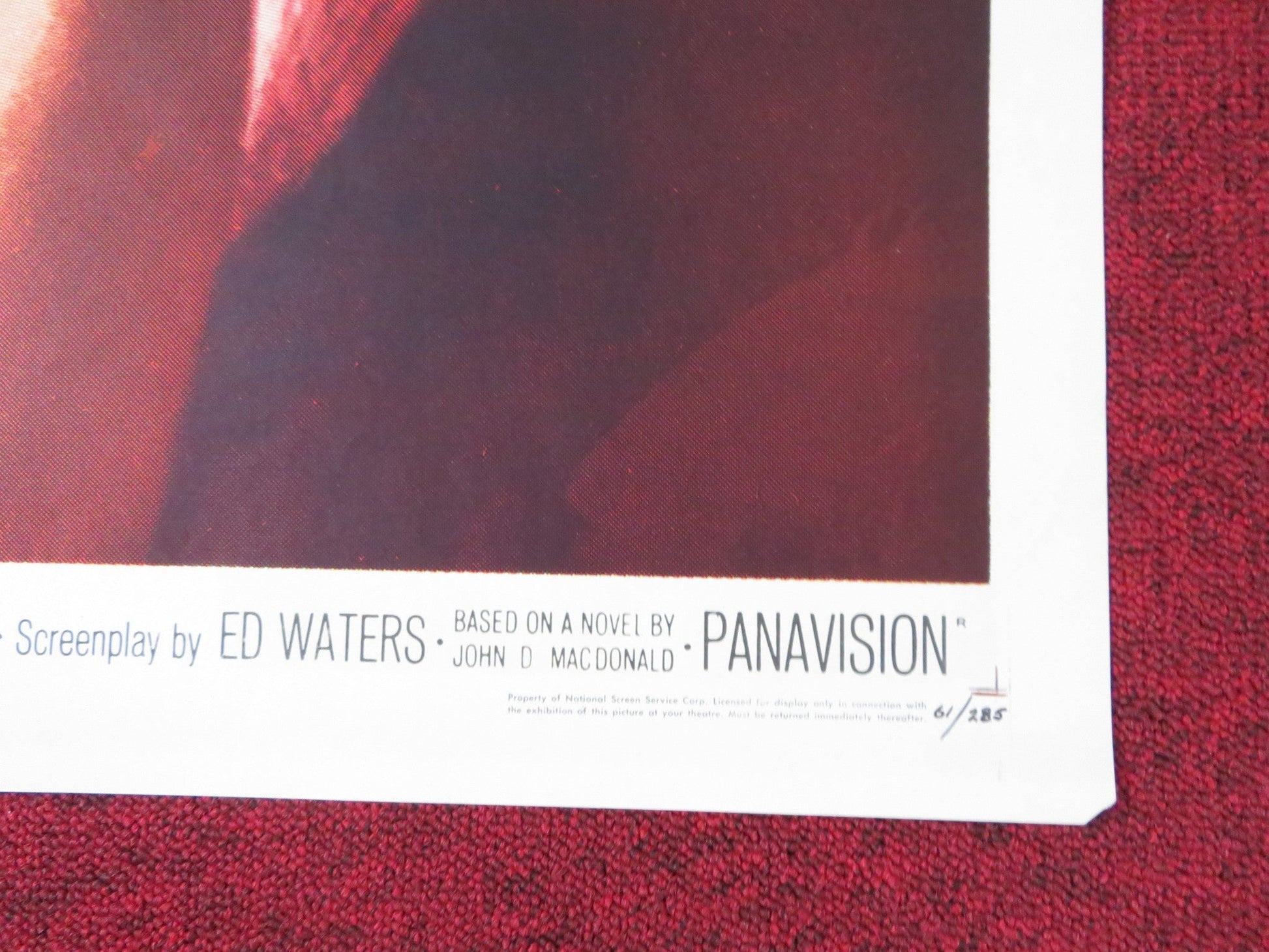 MAN - TRAP FOLDED US ONE SHEET POSTER JEFFREY HUNTER DAVID JANSSEN 1961 Rendezvous Cinema Movie posters