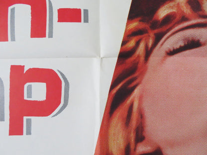 MAN - TRAP FOLDED US ONE SHEET POSTER JEFFREY HUNTER DAVID JANSSEN 1961 Rendezvous Cinema Movie posters