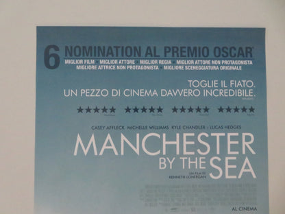 MANCHESTER BY THE SEA ITALIAN LOCANDINA POSTER CASEY AFFLECK WILLIAMS 2016 Movie posters