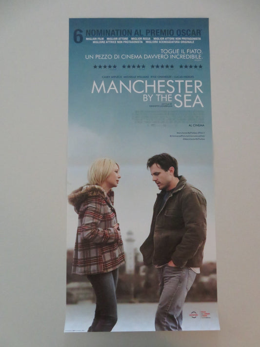 MANCHESTER BY THE SEA ITALIAN LOCANDINA POSTER CASEY AFFLECK WILLIAMS 2016 Movie posters