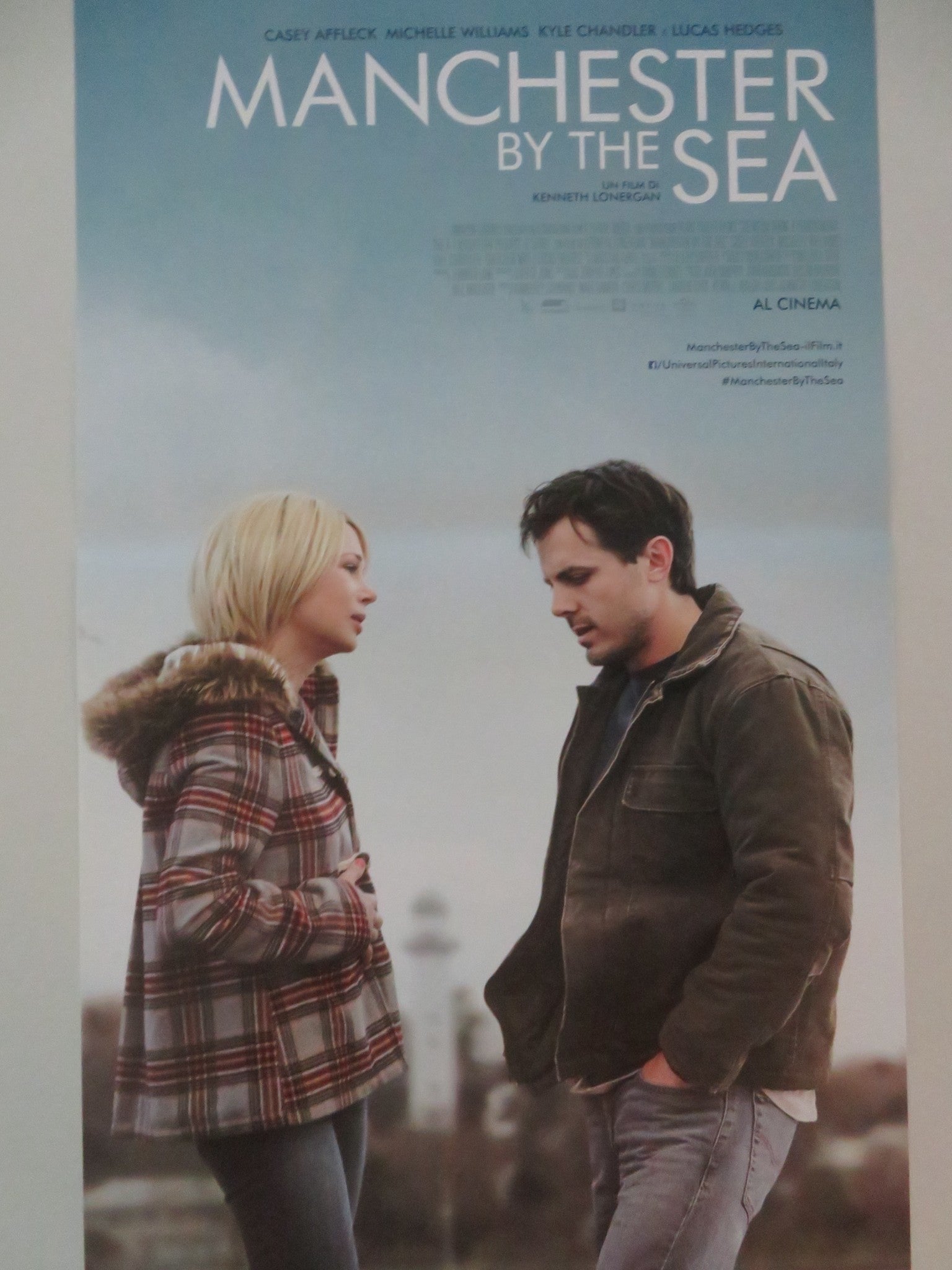 MANCHESTER BY THE SEA ITALIAN LOCANDINA POSTER CASEY AFFLECK WILLIAMS 2016 Movie posters