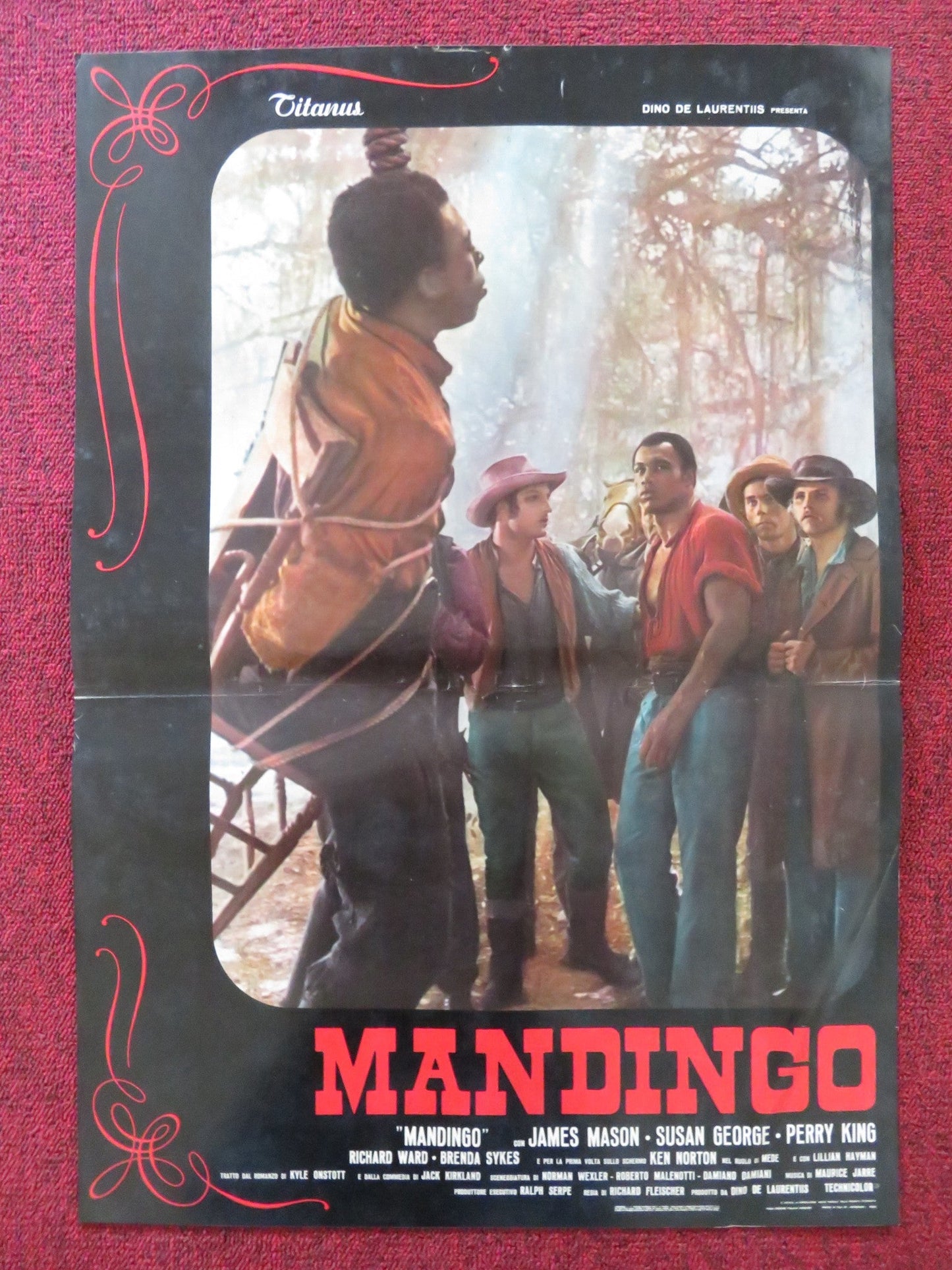 MANDINGO - G ITALIAN FOTOBUSTA POSTER JAMES MASON SUSAN GEORGE 1975 Rendezvous Cinema Movie posters
