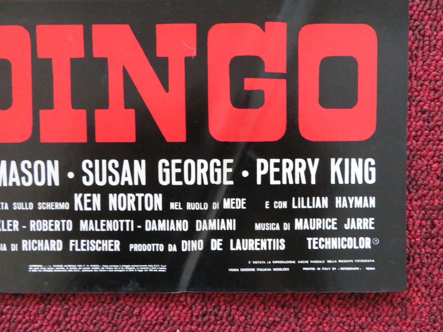 MANDINGO H - ITALIAN FOTOBUSTA POSTER JAMES MASON SUSAN GEORGE 1975 Rendezvous Cinema Movie posters