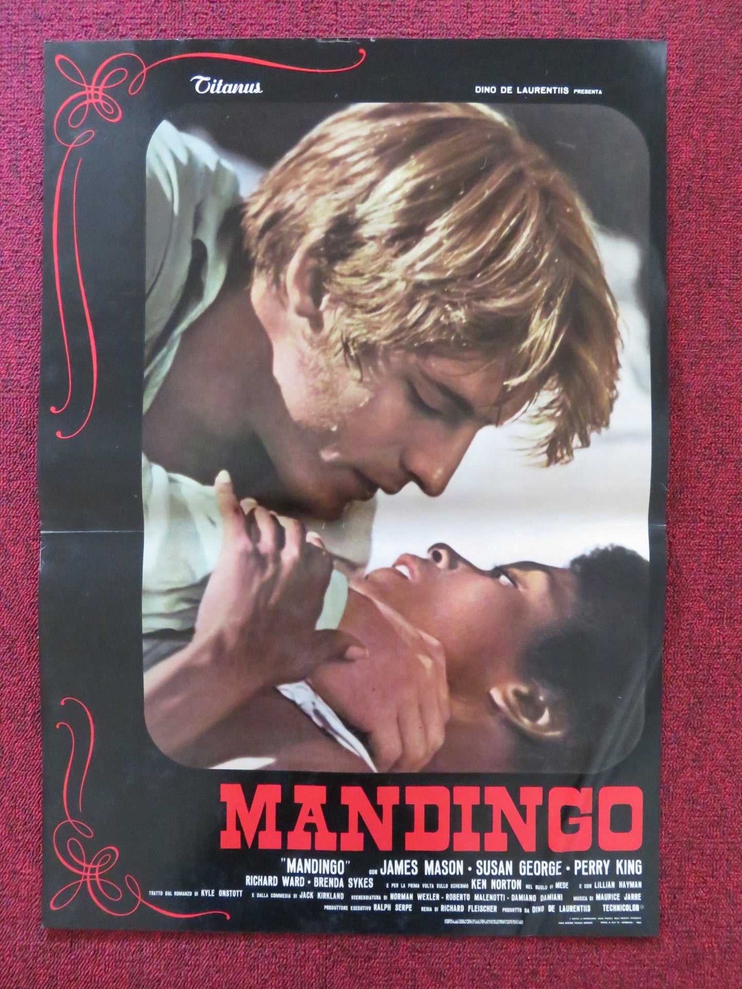 MANDINGO H - ITALIAN FOTOBUSTA POSTER JAMES MASON SUSAN GEORGE 1975 Rendezvous Cinema Movie posters