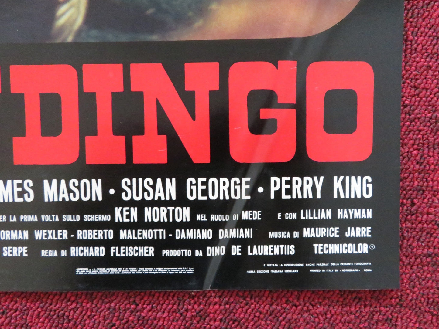 MANDINGO I - ITALIAN FOTOBUSTA POSTER JAMES MASON SUSAN GEORGE 1975 Rendezvous Cinema Movie posters