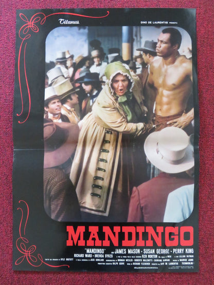 MANDINGO J - ITALIAN FOTOBUSTA POSTER JAMES MASON SUSAN GEORGE 1975 Rendezvous Cinema Movie posters