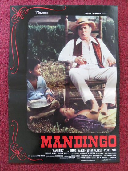 MANDINGO K - ITALIAN FOTOBUSTA POSTER JAMES MASON SUSAN GEORGE 1975 Rendezvous Cinema Movie posters