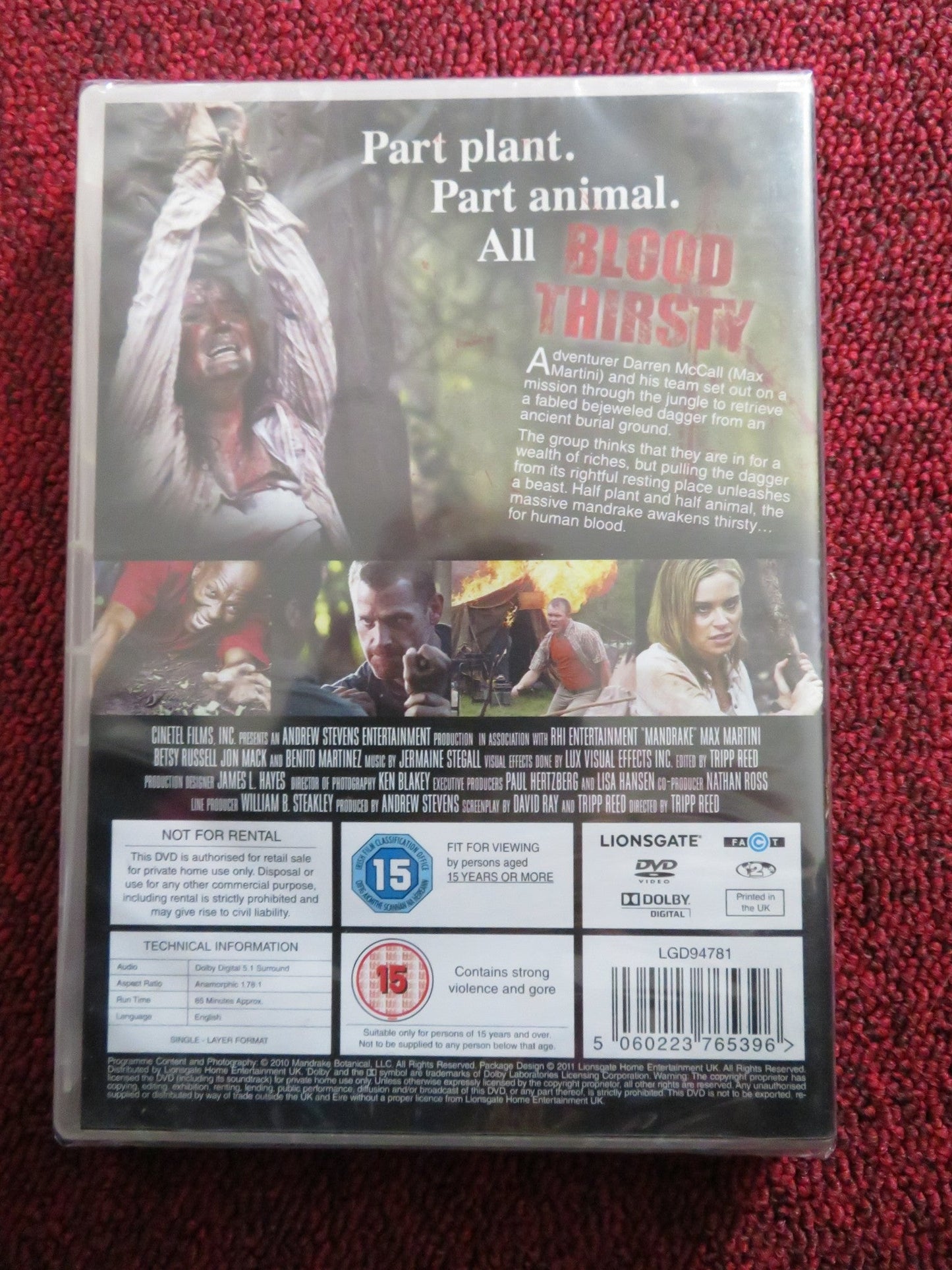 MANDRAKE (DVD) MAX MARTINI TRIPP REED 2010 REGION 2 Rendezvous Cinema Movie posters