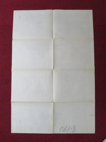 MANHUNT IN THE JUNGLE FOLDED US ONE SHEET POSTER ROBIN HUGHES LUIS ALVAREZ 1958 Rendezvous Cinema Movie posters