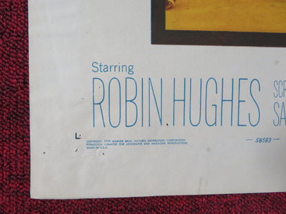 MANHUNT IN THE JUNGLE FOLDED US ONE SHEET POSTER ROBIN HUGHES LUIS ALVAREZ 1958 Rendezvous Cinema Movie posters