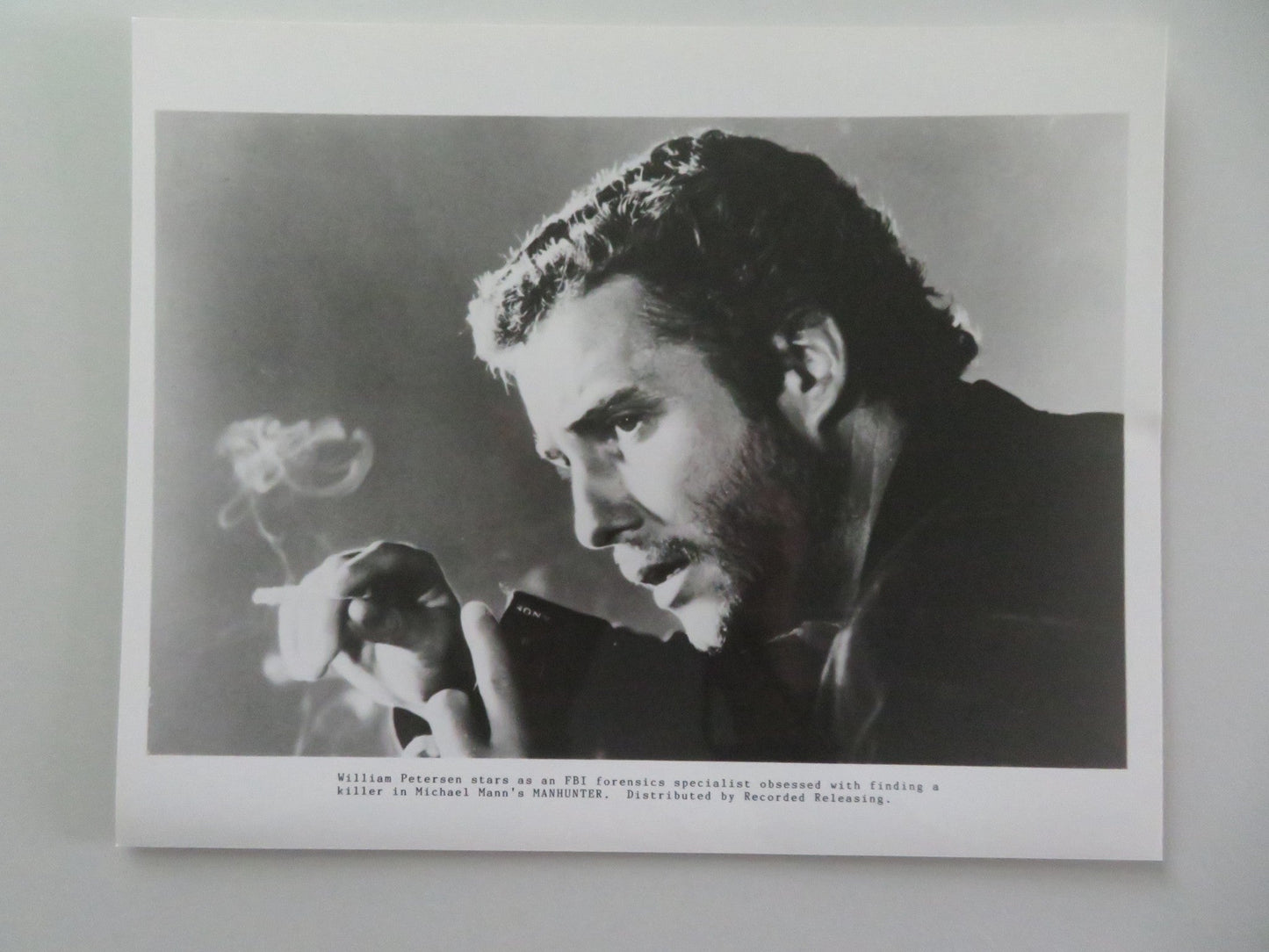 Manhunter MOVIE STILL PHOTO LOT OF 5 WILLIAM PETERSON BRIAN COX 1986 Movie posters