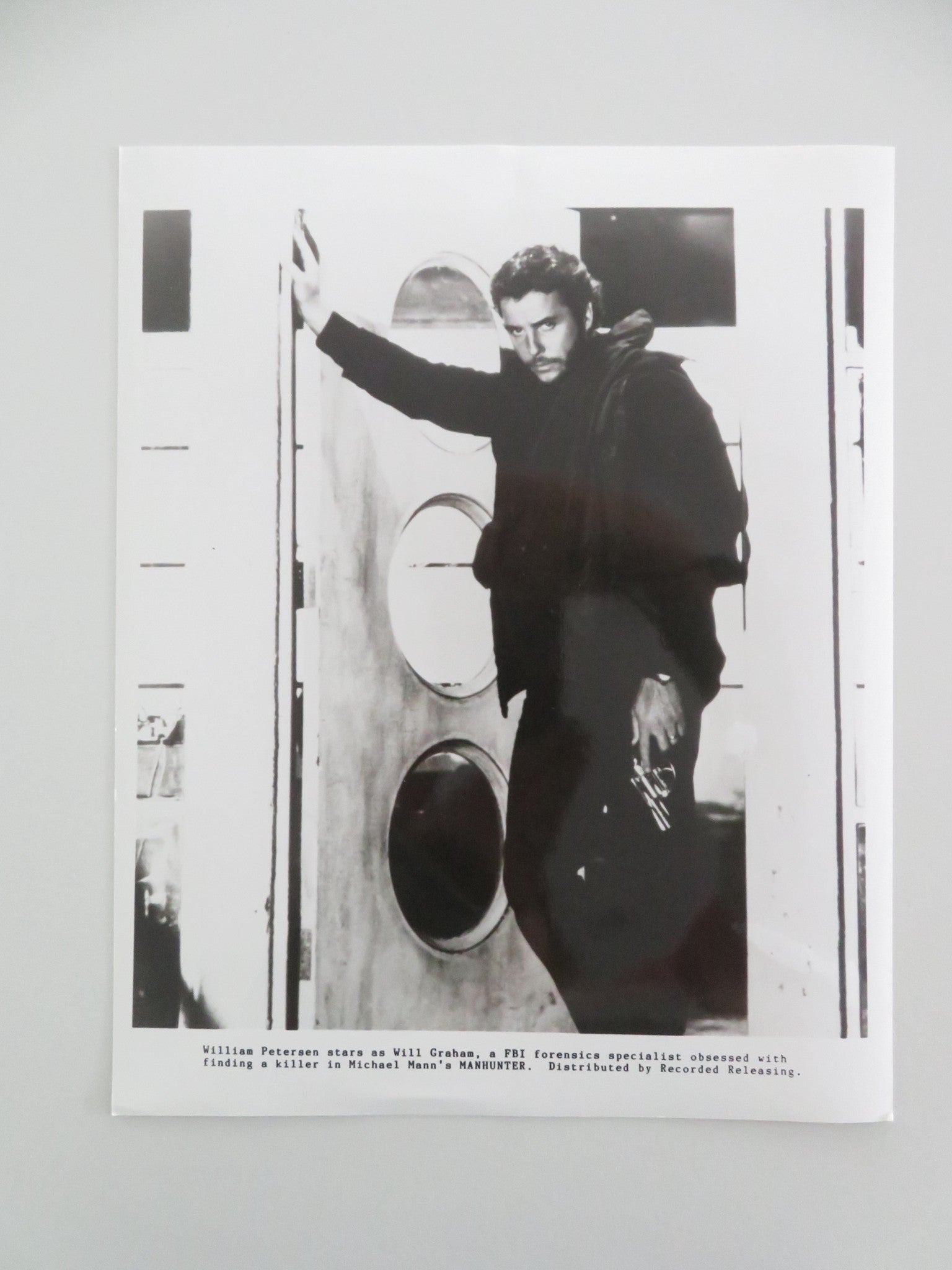 MANHUNTER MOVIE STILL PHOTO WILLIAM PETERSEN 1986 Movie posters