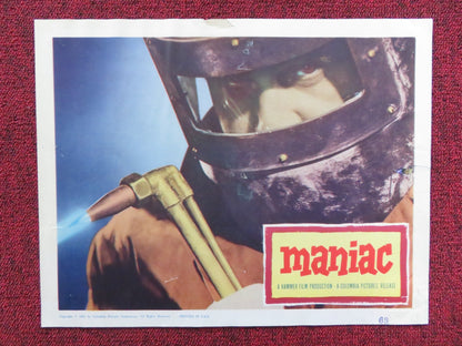 MANIAC US LOBBY CARD FULL SET HAMMER KERWIN MATHEWS NADIA GRAY 1962 Rendezvous Cinema Movie posters