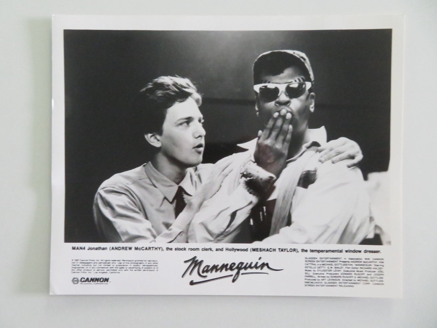 MANNEQUIN MOVIE STILL PHOTO LOT OF 5 ANDREW MCCARTHY KIM CATTRALL 1987 Movie posters