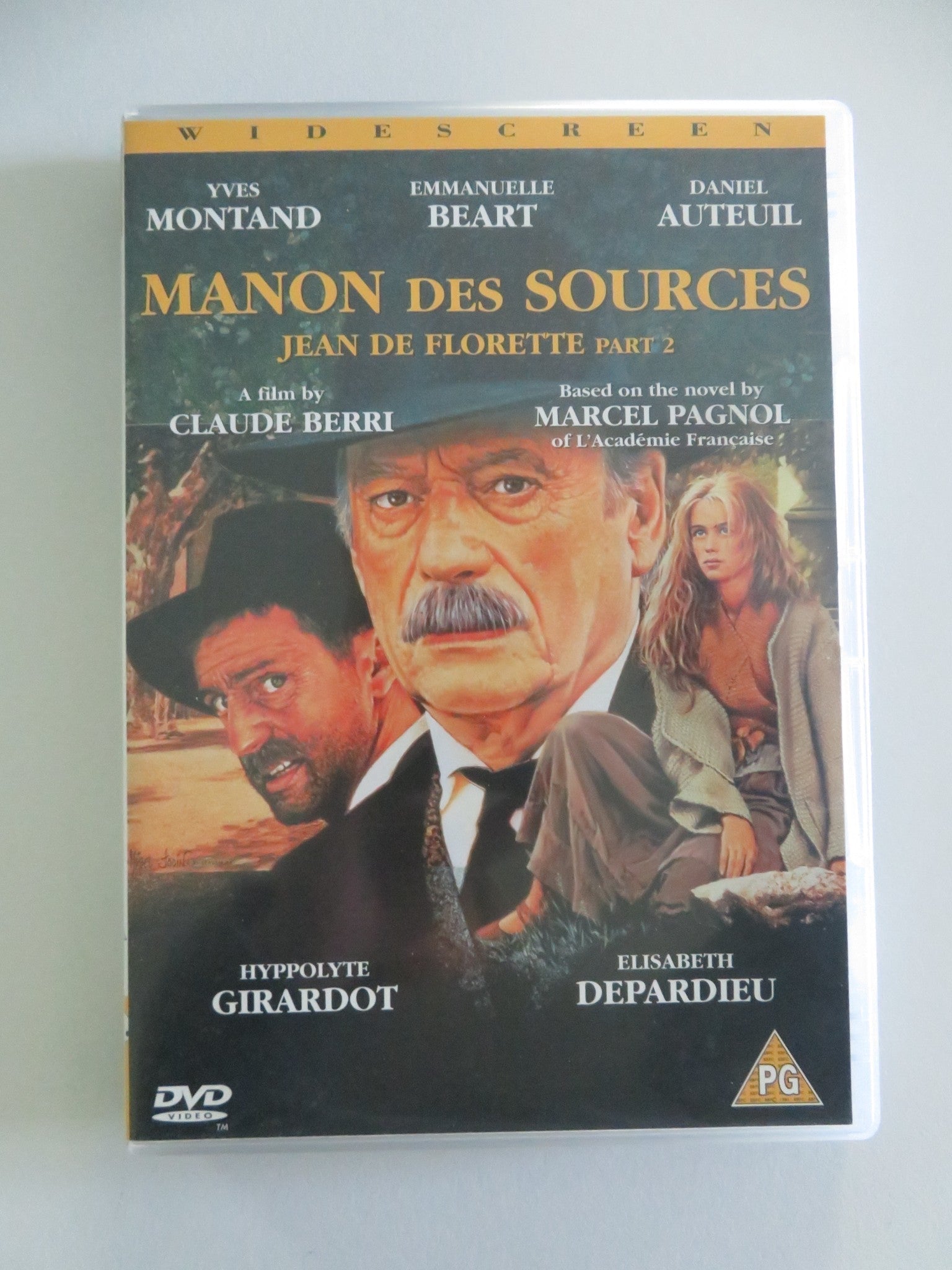 Manon Des Sources (DVD) Yves Montand Daniel Auteuil 1966 Region 2 Movie posters