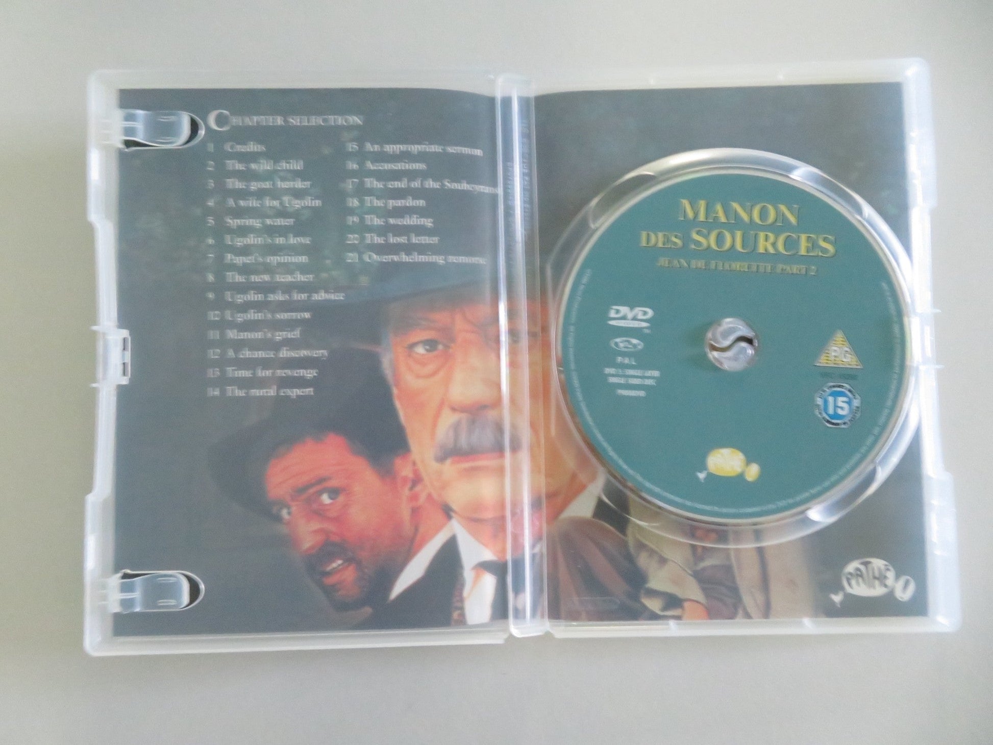 Manon Des Sources (DVD) Yves Montand Daniel Auteuil 1966 Region 2 Movie posters
