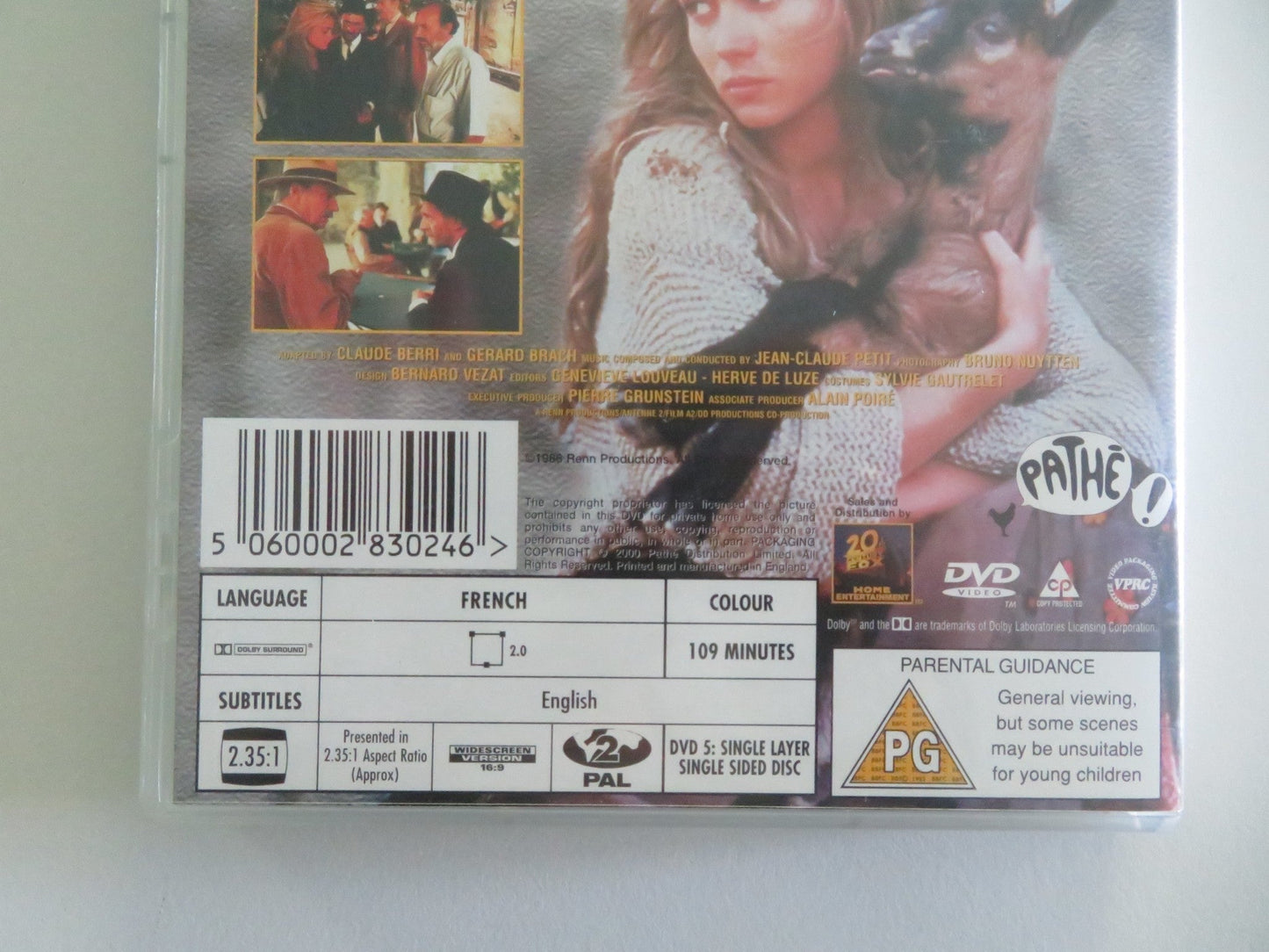 Manon Des Sources (DVD) Yves Montand Daniel Auteuil 1966 Region 2 Movie posters