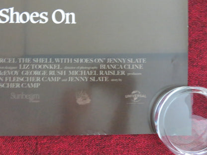 MARCEL THE SHELL THE SHOES ON UK QUAD ROLLED POSTER JENNY SLATE 2021 Movie posters