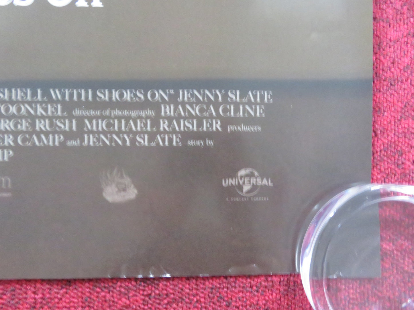 MARCEL THE SHELL WITH SHOES ON UK QUAD ROLLED POSTER JENNY SLATE 2021 Rendezvous Cinema Movie posters