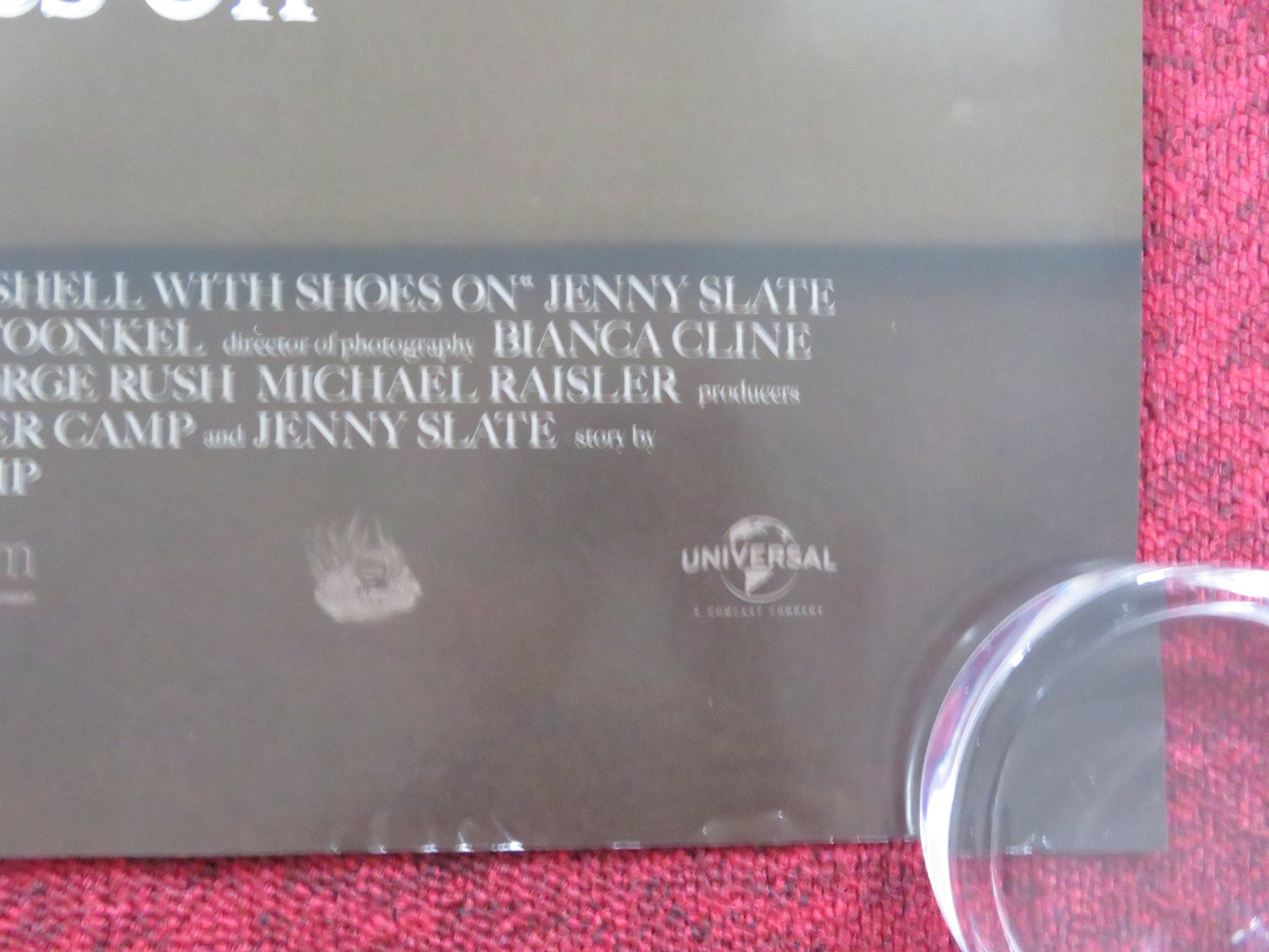 MARCEL THE SHELL WITH SHOES ON UK QUAD ROLLED POSTER JENNY SLATE 2021 Rendezvous Cinema Movie posters