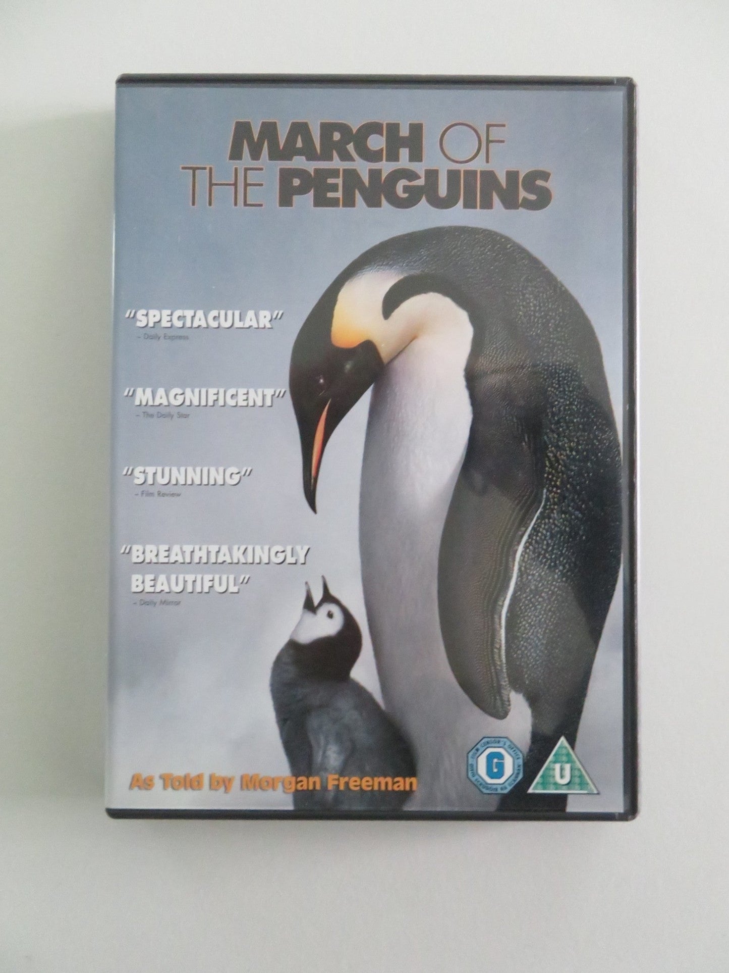 MARCH OF THE PENGUINS (DVD) MORGAN FREEMAN 2005 REGION 2 Rendezvous Cinema Movie posters