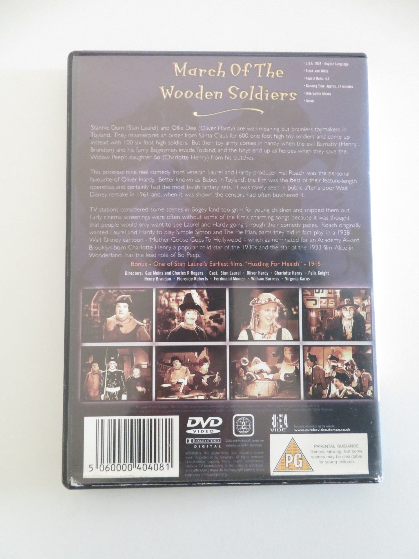 MARCH OF THE WOODEN SOLDIERS (DVD) STAN LAUREL OLIVER HARDY 1934 REGION 2 - Rendezvous Cinema