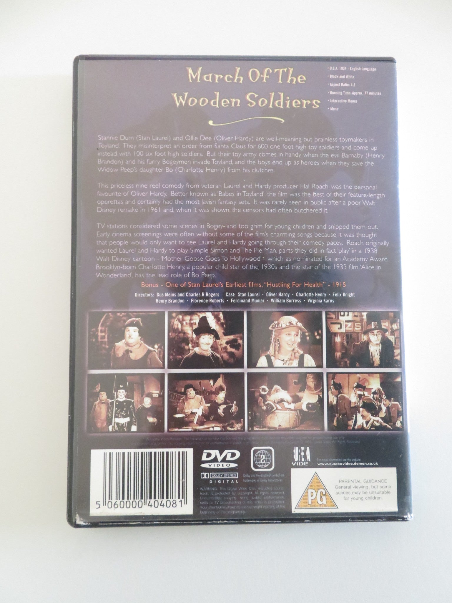 MARCH OF THE WOODEN SOLDIERS (DVD) STAN LAUREL OLIVER HARDY 1934 REGION 2 - Rendezvous Cinema