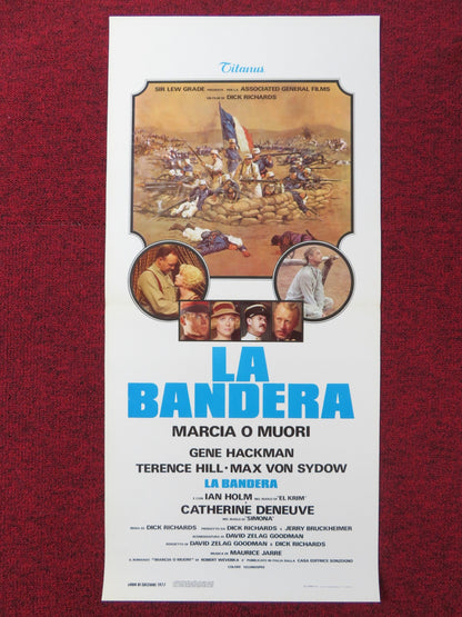 MARCH OR DIE ITALIAN LOCANDINA POSTER GENE HACKMAN TERENCE HILL 1977 Rendezvous Cinema Movie posters
