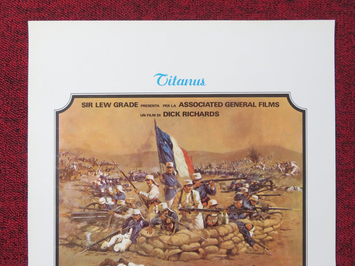 MARCH OR DIE ITALIAN LOCANDINA POSTER GENE HACKMAN TERENCE HILL 1977 Rendezvous Cinema Movie posters