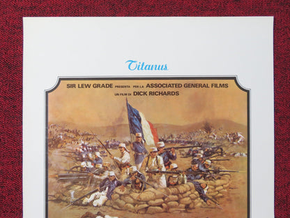 MARCH OR DIE ITALIAN LOCANDINA POSTER GENE HACKMAN TERENCE HILL 1977 Rendezvous Cinema Movie posters