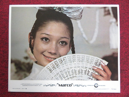 MARCO US LOBBY CARD FULL SET DESI ARNAZ JR. JACK WESTON ZERO MOSTEL 1973 Rendezvous Cinema Movie posters