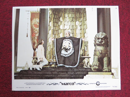 MARCO US LOBBY CARD FULL SET DESI ARNAZ JR. JACK WESTON ZERO MOSTEL 1973 Rendezvous Cinema Movie posters