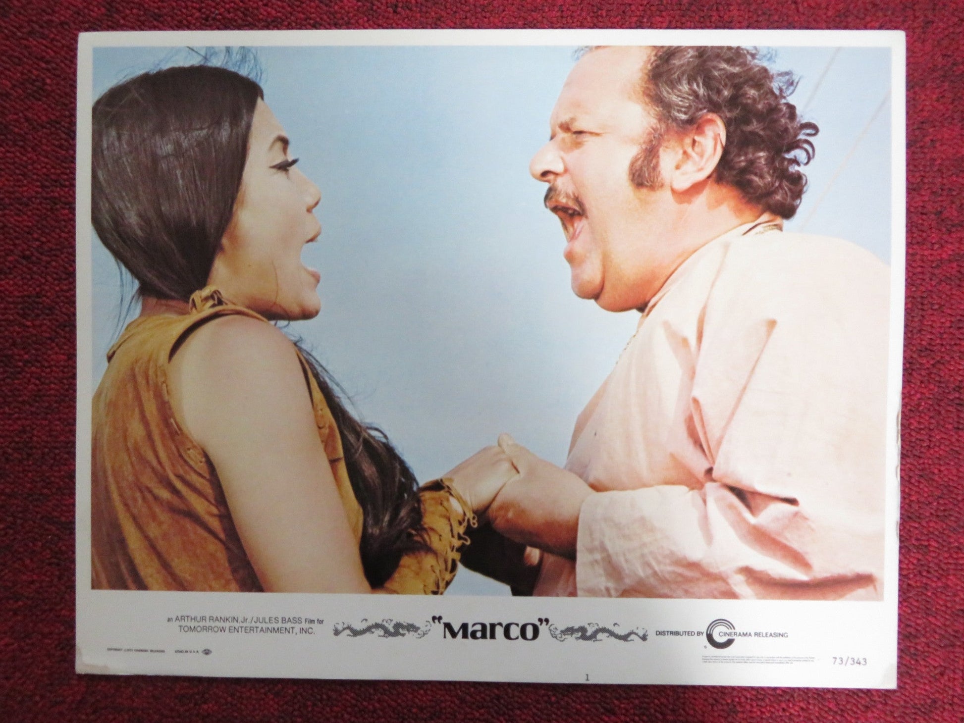 MARCO US LOBBY CARD FULL SET DESI ARNAZ JR. JACK WESTON ZERO MOSTEL 1973 Rendezvous Cinema Movie posters