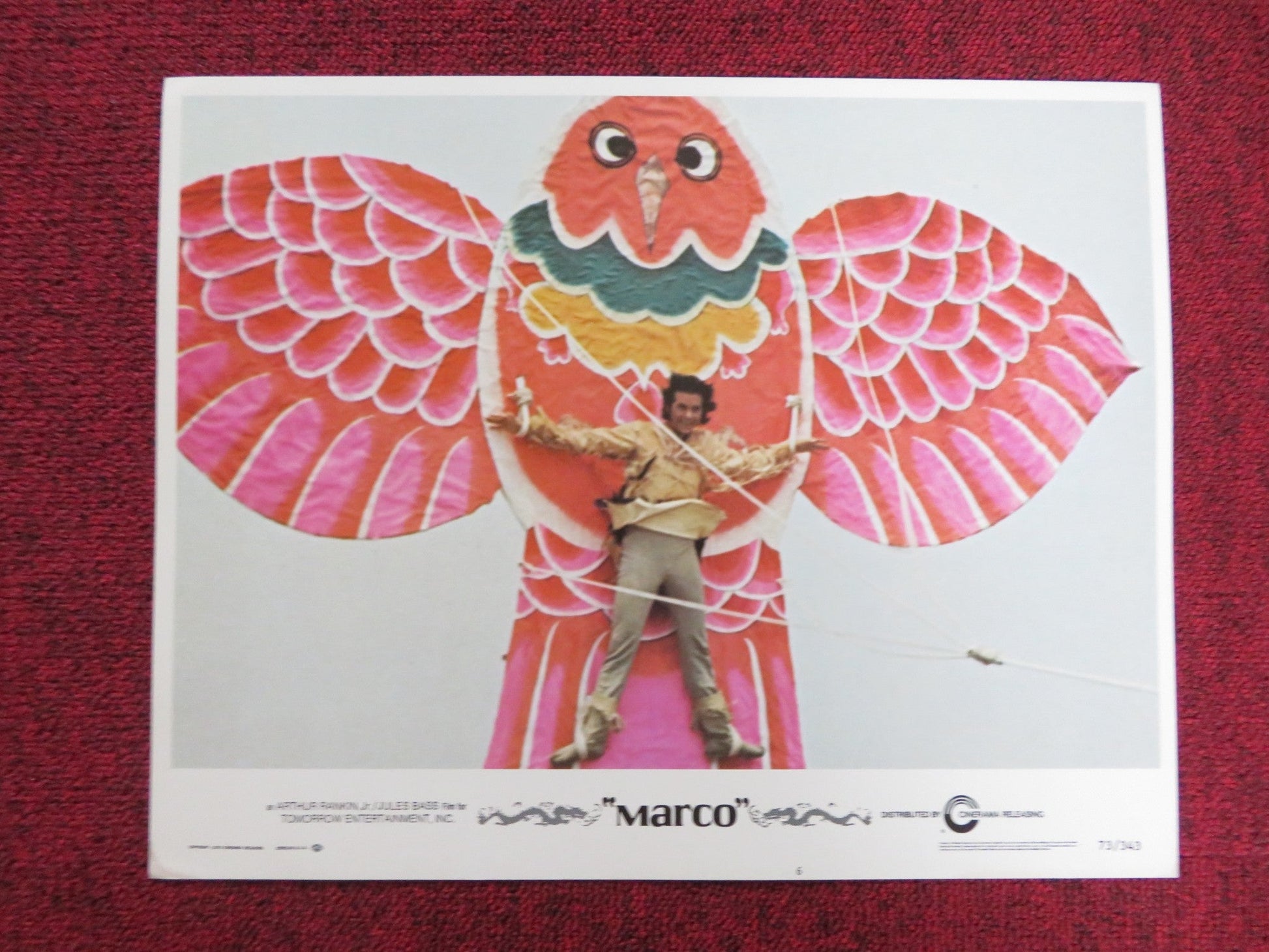 MARCO US LOBBY CARD FULL SET DESI ARNAZ JR. JACK WESTON ZERO MOSTEL 1973 Rendezvous Cinema Movie posters