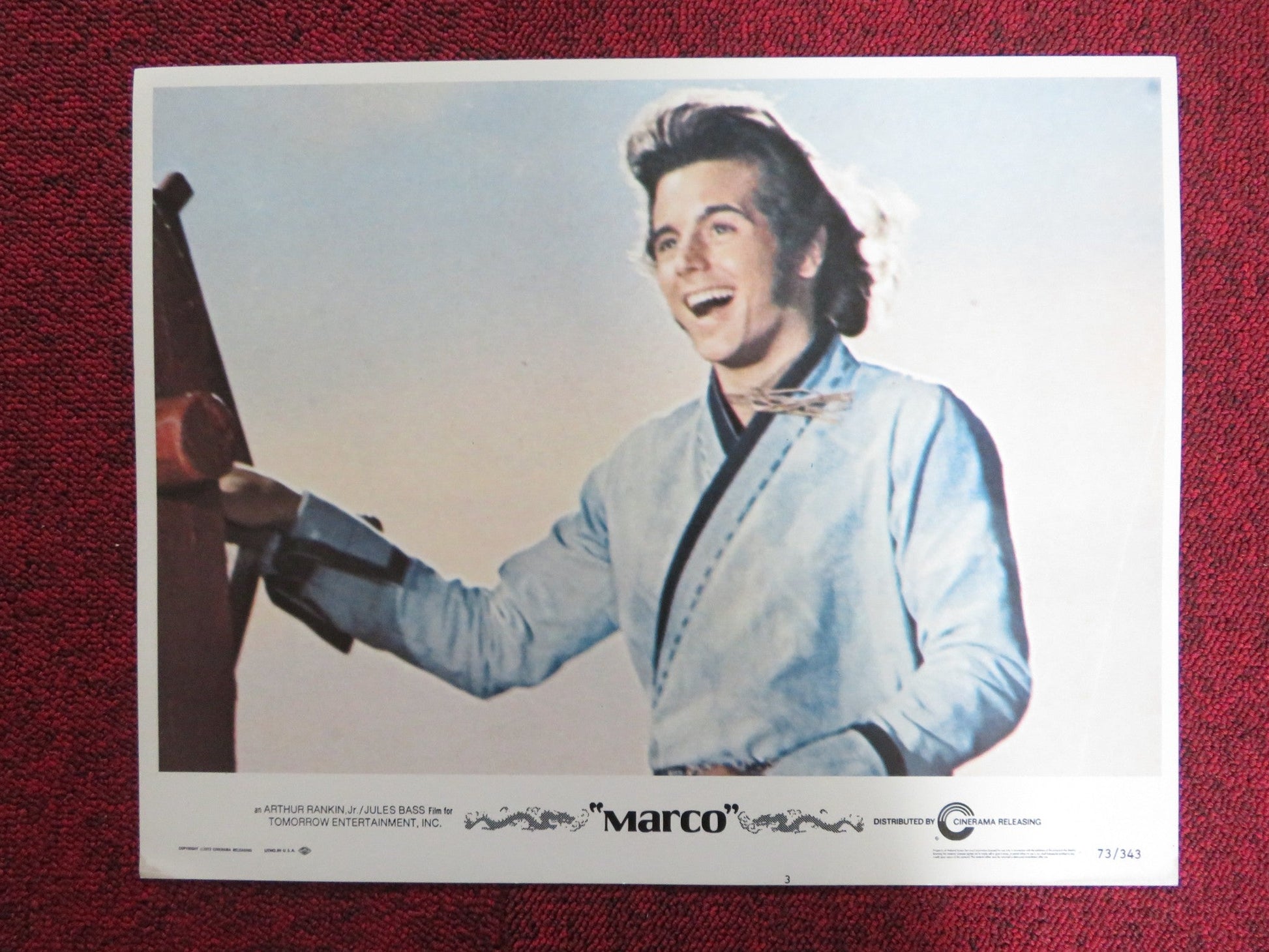 MARCO US LOBBY CARD FULL SET DESI ARNAZ JR. JACK WESTON ZERO MOSTEL 1973 Rendezvous Cinema Movie posters