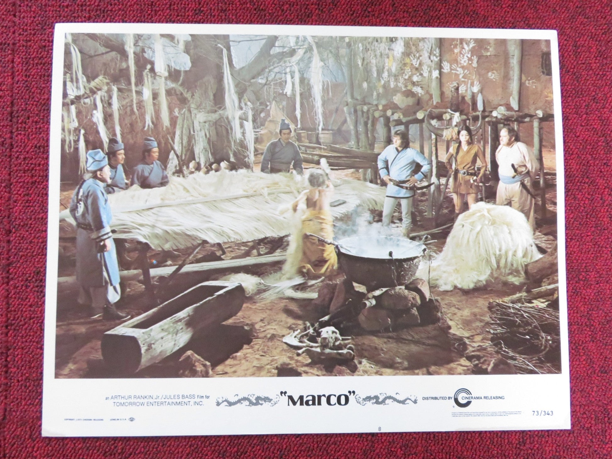MARCO US LOBBY CARD FULL SET DESI ARNAZ JR. JACK WESTON ZERO MOSTEL 1973 Rendezvous Cinema Movie posters