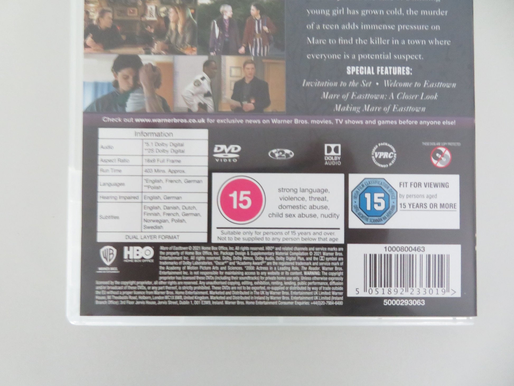 Mare of Easttown (DVD) Kate Winslet Julianne Nicholson 2021 Region 2 Movie posters