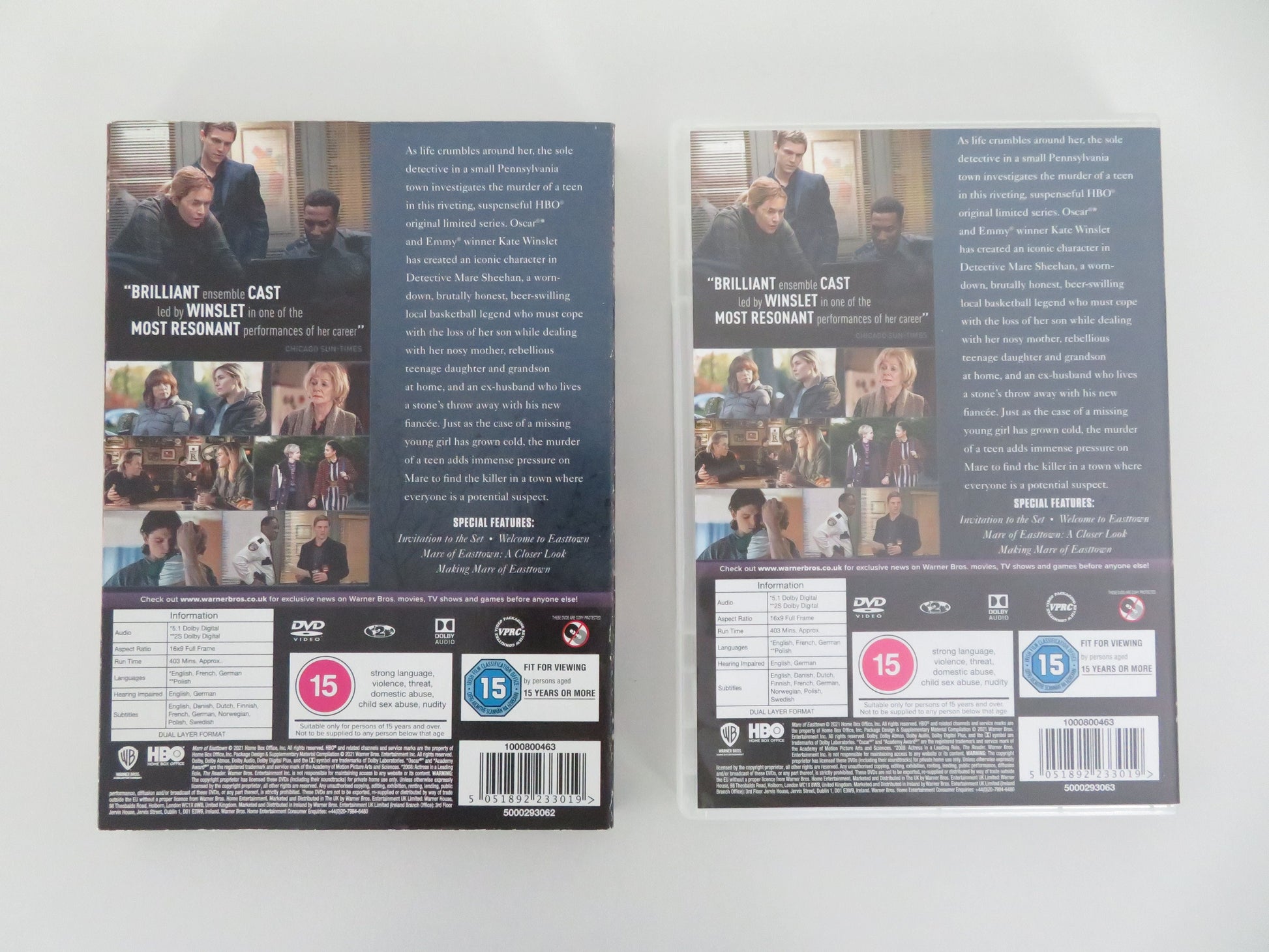 Mare of Easttown (DVD) Kate Winslet Julianne Nicholson 2021 Region 2 Movie posters