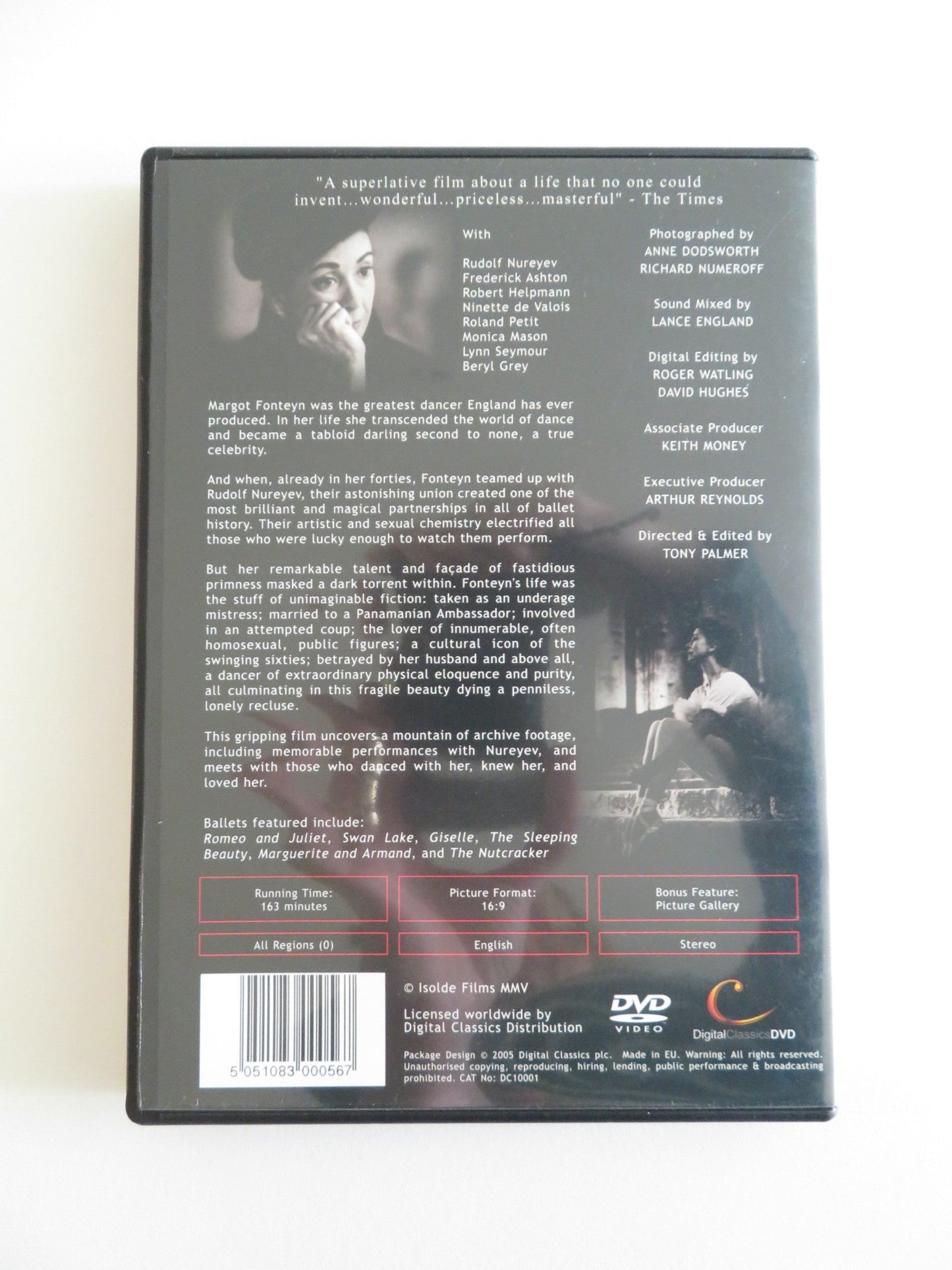 MARGOT (DVD) MARGOT FONTEYN RUDOLF NUREYEV 2005 REGION 0 Rendezvous Cinema Movie posters