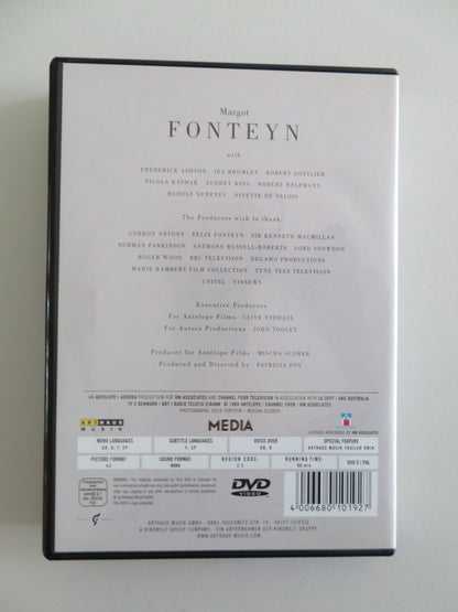 MARGOT FONTEYN A PORTRAIT / THE MARGOT FONTEYN STORY (DVD) 1989 REGION 2, 5 Rendezvous Cinema Movie posters