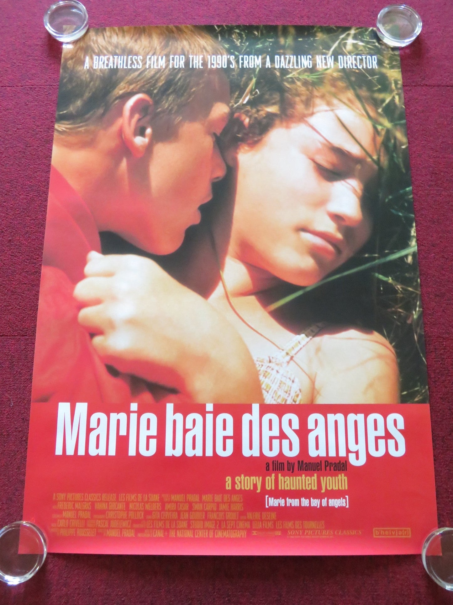 MARIE BAIE DES ANGES US ONE SHEET ROLLED POSTER FREDERIC MALGRAS 1997 Rendezvous Cinema Movie posters