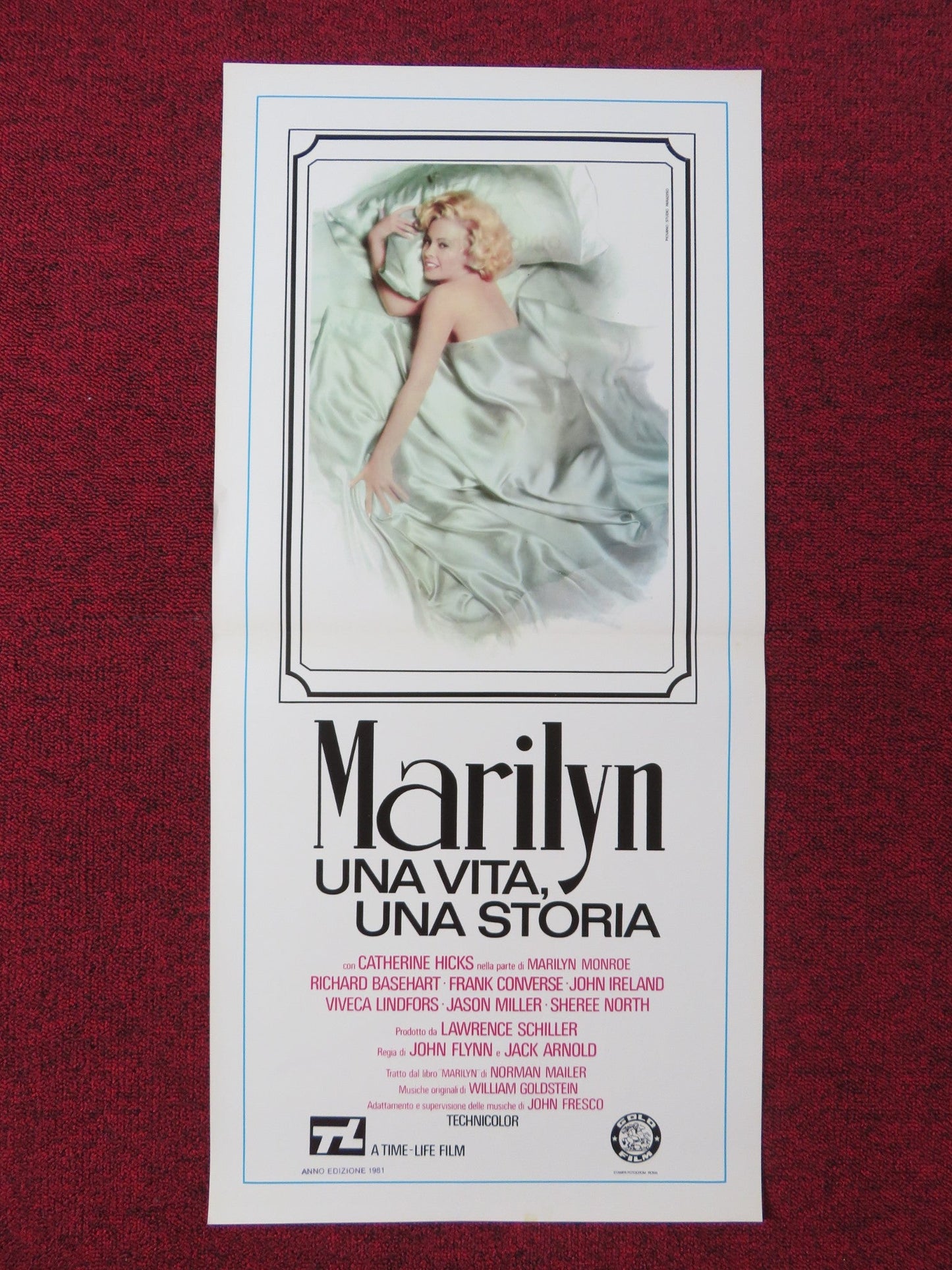 MARILYN: THE UNTOLD STORY ITALIAN LOCANDINA POSTER CATHERINE HICKS 1981 Rendezvous Cinema Movie posters