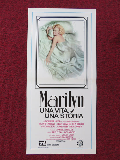 MARILYN: THE UNTOLD STORY ITALIAN LOCANDINA POSTER CATHERINE HICKS 1981 Rendezvous Cinema Movie posters